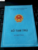 Dịch Vụ Hỗ Trợ Làm Kt3, Sổ Hộ Khẩu, Nhanh Giá Rẻ Hcm