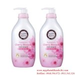 Dưỡng Thể Happy Bath Romatic Cherry Blossom Hương Nước Hoa- 450Ml  Hàn Quốc