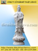 Tượng Phật Bà Đứng Đài Sen