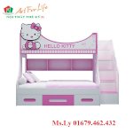 Giường Tầng Trẻ Em Hello Kitty