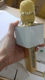 Micro Karaoke Liền Loa Bluetooth Magic Ys-10 - Màu Vàng