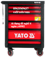 Tủ Đồ Nghề Đa Năng 6 Ngăn Yato Yt0902 Giá Rẻ, Tủ Đựng Đồ Nghề Sửa Chữa Cơ Khí Mua Ở Đâu