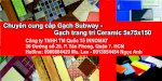 Bán Gạch Subway - Gạch Trang Trí Ceramic 5X75X150