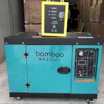 Phân Phối Máy Phát Điện Chạy Dầu Diesel Bamboo Bmb9800Eat Công Suất 8Kva  Có Tủ Ats Giá Rẻ
