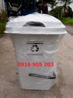 Thùng Rác Đạp Chân Y Tế 60 Lít, Thùng Rác Bệnh Viện 60 Lít, Thùng Rác Nhựa Composite 60 Lít