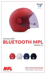 Nón Bảo Hiểm Bluetooth 4.0 + Edr Mpl