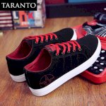 Giày Sneaker Nam Taranto Trt-Gttn-01-Dd - Màu Đỏ Đen