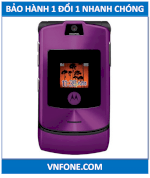 Motorola V3I Violet - Sắc Tím Sang Trọng, Nắp Gập Thời Trang