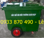 Thùng Rác Dung Tích Lớn Từ 600L-1000L, Phục Vụ  Cho Công Tác Thu Gom Rác Thải