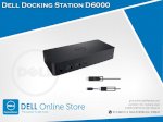 Dell D6000, Dell Dock D6000 , Dell Universal Dock D6000 -Dell Docking Station D6000 Usb Type Va Usb