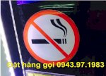 Nhận Làm Biển No Smoking Để Bán Bằng Mica Và Inox