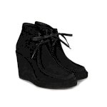 Giày Nữ Balenciaga 391080Wavk01000 Black Suede Ankle Boots