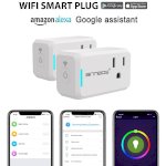 Ổ Cắm Thông Minh Mxq Wireless Mini Smart Outlet Wifi Enabled Smart Plug Alexa