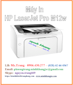 Máy In Đen Trắng Hp Laserjet Pro M12W Giá Cực Rẻ