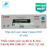 Mực In Laser Màu Canon 316C (Cyan) - Màu Xanh - Dùng Cho Canon Lbp 5050, 5050N Hp Cp-1215, 1515N, 15