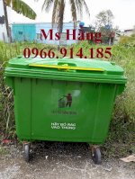 Xe Thu Gom Rác 450L 3 Bánh Xe,Xe Chở Rác 660L.xe Đẩy Rác Công Cộng 1000L