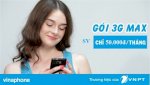 Đăng Ký 3G Vina Sinh Viên 50K Cùng Gói Maxs Của Vinaphone