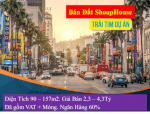 Bán Đất Shophouse 120 M2 Kinh Doanh Tốt Nhất 2018