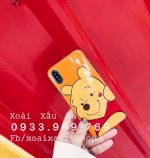 [Xoài Xấu Xa Shop] Case Ốp Lưng Iphone X Hoạt Hình Thú Gấu Pooh