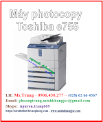 Máy Photocopy Toshiba 755 Giá Rẻ 23 Triệu Bảo Hành 12 Tháng