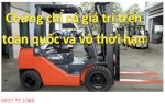 Học Lái Xe Nâng Tại Tương Bình Hiệp Bình Dương