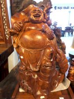 Tượng Phật Di Lặc Gỗ Hương