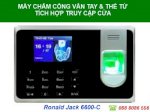 Máy Kiểm Soát Cửa Bằng Vân Tay & Thẻ Cảm Ứng Ronald Jack 6600-C