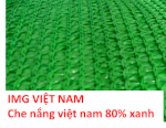 Lưới Che Nắng Việt Nam, Màu Xanh Lá, 2M, Che Nắng 80%