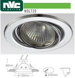 Đèn Nvc - Đèn Mắt Trâu 2 Vành Xoay Tròn Chỉnh Hướng Ánh Sáng Ndl720