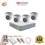 Trọn Bộ 4 Camera Hikvision Hd