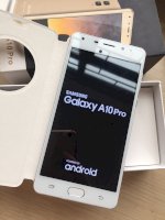 Samsung Galaxy A10Pro Trắng Kèm Ốp Và Cường Lực