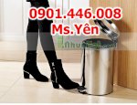 Mua Thùng Rác Inox Đạp Chân Trong Nhà, Van Phòng , Nhà Vệ Sinh Giao Hàng Miễn Phí Tân Bình