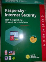 Phần Mềm Diệt Virut - Kaspersky- Internet 1U - 2018