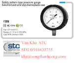 Đồng Hồ Áp Xuất P359 Series, Safety Pattern Type Pressure Gauge Solid-Front Turret Style Thermoplast