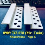 Shadowline Pvc - Nẹp Trần Nhựa - Chỉ Viền Trần - Nẹp Z Nhựa