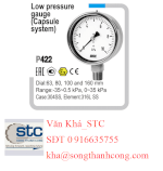 Đồng Hồ Áp Xuất P422 Series, Low Pressure Gauge (Capsule System), Wise Vietnam, Stc Vietnam