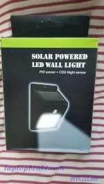 Đèn Led Năng Lượng Mặt Trời Có Cảm Ứng Chuyển Động Solar Sensor Wall Lighting