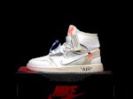 Giày Off White X Nike Jordan 1 Trắng