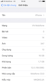 Cần Bán Gấp Iphone 6S 16Gb Mới 98% Bao Test