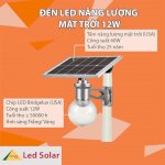 Giới Thiệu Đèn Led Năng Lượng Mặt Trời 12W, Sản Phẩm Xanh 2018