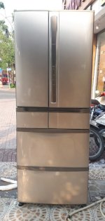 Tủ Lạnh Hitachi 6 Cánh R-Sf45Xm (T) 451L,Công Nghệ Hút Chân Không 2008