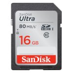 Thẻ Nhớ Sandisk Sdhc Ultra 16Gb Class 10 80Mb/S