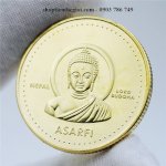 Tiền Xu Hình Đức Phật Thích Ca Của Nepal
