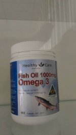 Viên Uống Dầu Cá Fish Oil Healthy Care Omega 3 1000Mg.
