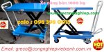 Xe Nâng Mặt Bàn 1 Tấn, Cao 1M Chuyên Nâng Hàng Cây Cảnh