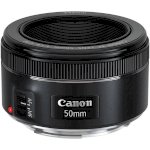 Canon 50Mm F/1.8 Stm + Hood Es-68 + Filter 49Mm