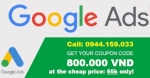 Bán Mã Khuyến Mại Google Ads 2019, Nhận Thêm 800K Vào Tài Khoản Quảng Cáo Adwords Sau Khi Chi 400K