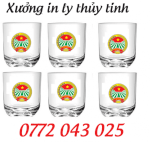 Chuyên In Ly Thủy Tinh Làm Quà Tặng - In Được Logo Nhiều Màu