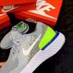 Giày Nike Epic React Fltknit Nam Nữ (Xám Neon)