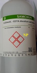 Edta 0.02N , Edta Disodium Salt Solution , Samchun  , Hàn Quốc